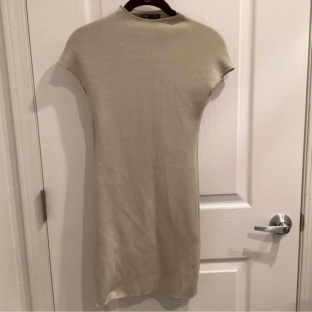 Zara Cream Knit Top - Picture 2 of 8